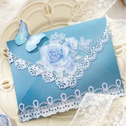 10pcs vintage hollowed lace sticker strip DIY handmade scrapbook decoration diary album frame aesthetic stationery