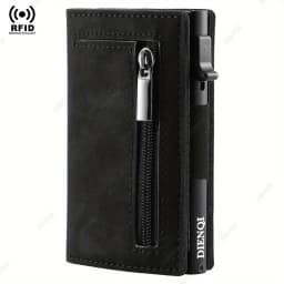 Rfid Credit Card Holder Men Wallets Mini Handbags Luxury Brand Bag Cardholder Case Leather Magnetic Coin Wallet Hand Bag for Men