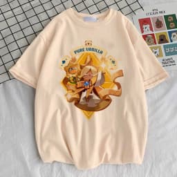 Shadow Milk Cookie t shirt teen korean clothes graphic Classic harajuku aesthetic t shirt 2000s Retro 2000s kawaii anime Trendy