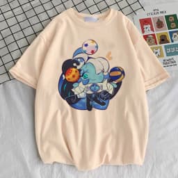 Shadow Milk Cookie t shirt teen korean clothes graphic Classic harajuku aesthetic t shirt 2000s Retro 2000s kawaii anime Trendy