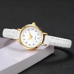 Fashion Small Dial Women's Quartz Watch Ladies Leather Strap Wrist Watches Reloj Mujer(Without Box)