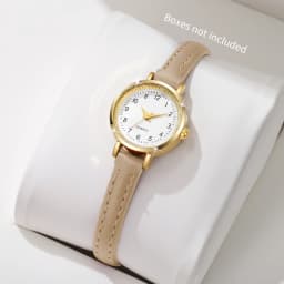 Fashion Small Dial Women's Quartz Watch Ladies Leather Strap Wrist Watches Reloj Mujer(Without Box)