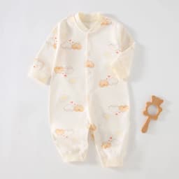 Autumn Baby Clothes Newbron Spring 100 Cotton Underwear Newborn Onesie Romper Long Sleeve Loungewear Outfit Bodysuit & One Piece