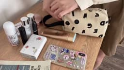 Letters Print Women Canvas Cosmetic Bags Cotton Cloth Make Up Bag Pouch Little Handbag Clutch Travel Organizer Case For Girls