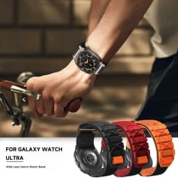 New Tactical Strap for Samsung Galaxy Watch Ultra 47mm Sport Nylon Strap for Galaxy Watch 7 Ultra 47mm women man Woven Bracelet