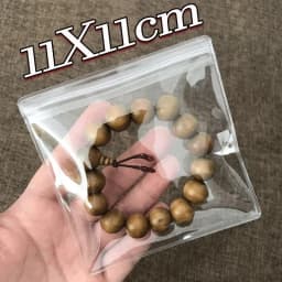 10-100pcs PVC Jewelry Package Bags Thicken Self Sealing Pouches Anti-Oxidation Earring Necklace Clear Organizer Bag Reusable