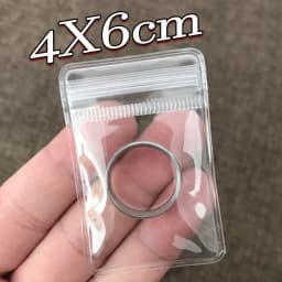 10-100pcs PVC Jewelry Package Bags Thicken Self Sealing Pouches Anti-Oxidation Earring Necklace Clear Organizer Bag Reusable