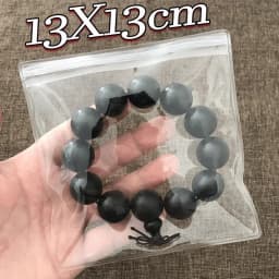 10-100pcs PVC Jewelry Package Bags Thicken Self Sealing Pouches Anti-Oxidation Earring Necklace Clear Organizer Bag Reusable
