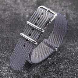 Nylon Watch Strap 18mm 20mm 22mm Band Universal Canvas Bracelet for Men Women's Weave Wristband One Piece Loop Watch Band