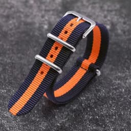 Nylon Watch Strap 18mm 20mm 22mm Band Universal Canvas Bracelet for Men Women's Weave Wristband One Piece Loop Watch Band