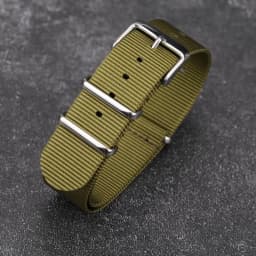 Nylon Watch Strap 18mm 20mm 22mm Band Universal Canvas Bracelet for Men Women's Weave Wristband One Piece Loop Watch Band