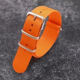 Nylon Watch Strap 18mm 20mm 22mm Band Universal Canvas Bracelet for Men Women's Weave Wristband One Piece Loop Watch Band
