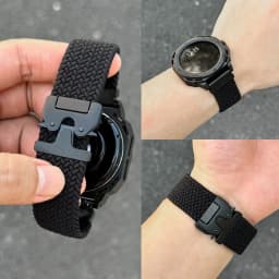 Braided Loop Strap For Garmin Forerunner 965 970 265 165 570 Parachute Buckle Nylon Watchband Garmin Venu 4/3/2 Active 6-5 Belt