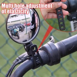 Universal Bicycle Mirror Handlebar Rearview Mirror for Bicycle Motorcycle 360 Rotation Adjustable for Bike Riding Cycling Mirror