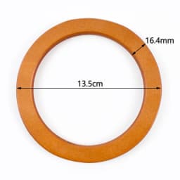 1/2/4Pcs D Shape Ring Bamboo Handle Wood Bags Handles for Handbag Woven Bag Belt Straps Replace DIY Accessories