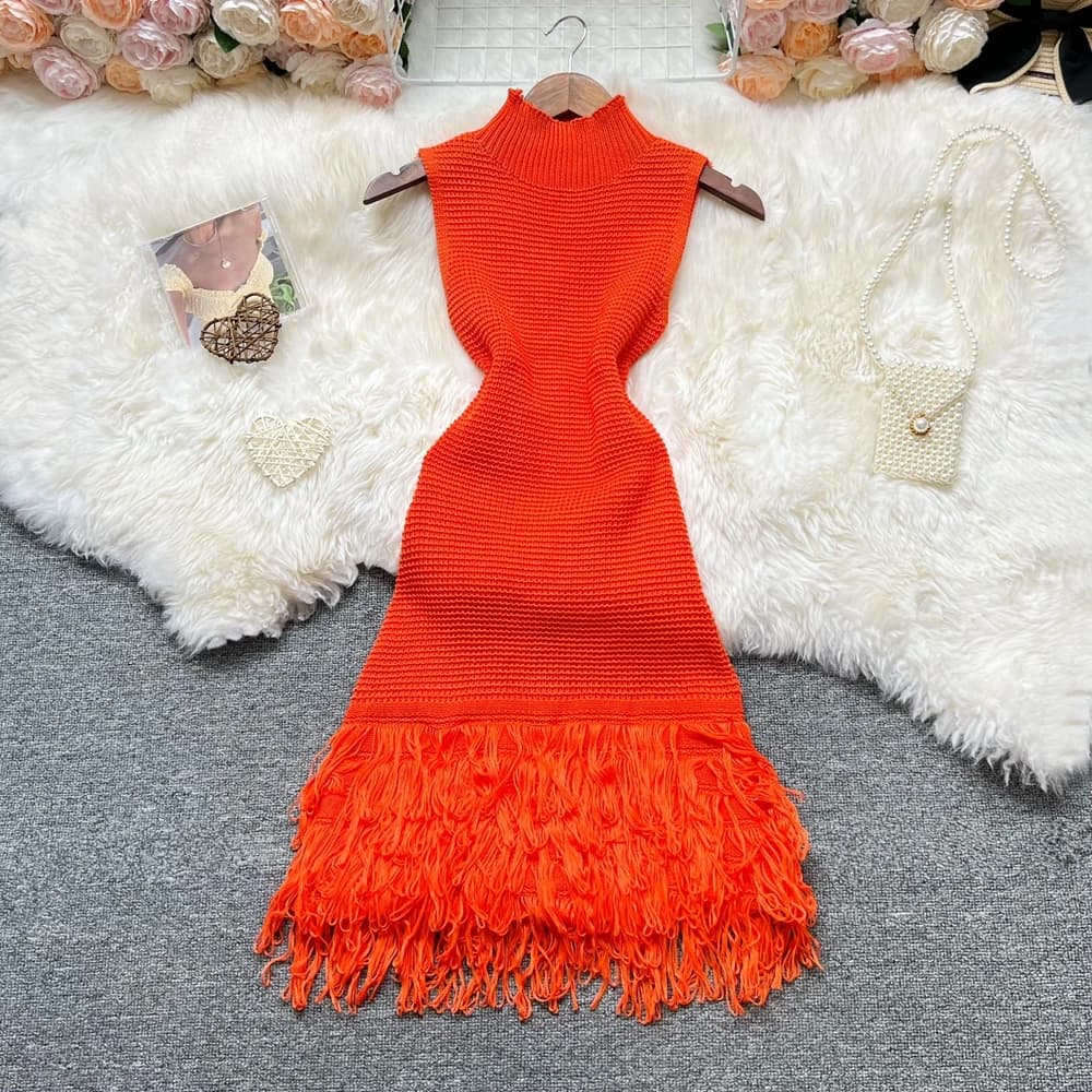 YuooMuoo Women Dress 2026 New Summer Fashion Sexy Openwork Stitching Sleeveless Bodycon Party Dress Korean Lady Beach Vestidos