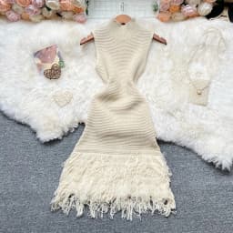 YuooMuoo Women Dress 2026 New Summer Fashion Sexy Openwork Stitching Sleeveless Bodycon Party Dress Korean Lady Beach Vestidos