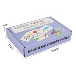 Kids Montessori Fine Motor Training Wooden DIY Shape Matching Puzzle Educational Toys For Children Rainbow Stick Thinking Game