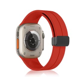 Strap For Apple Watch Ultra 3 2 Band 44mm 45mm 49mm 40mm 41mm 46mm Magnetic Silicone Bracelet Correa iWatch Series 8 SE 9 10 11