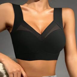 3Pcs/Set Sexy Lace Plus Size Sport Bra For Women Seamless Solid Color Push Up Underwear New Cozy Breathable Wire Free Brassiere