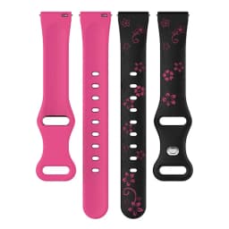 18mm 20 22mm Women Silicone Engraved Bracelet for Huawei GT5/GT4 41mm GT5Pro 46mm Band for Samsung Galaxy FE 7 6 40mm 44mm Strap