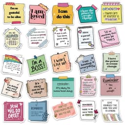 50PCS Self affirmation Encouragement Slogans Graffiti Stickers DIY Phone Cases Laptop Water Cups Waterproof Stickers