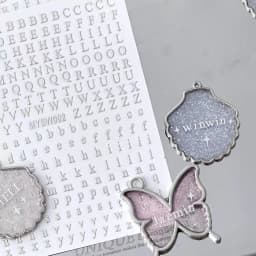 3pcs Silver Star Stickers DIY Scrapbooking Journal Album Decor Stickers Aesthetic Letters Starburst Stickers Korean Stationery