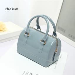 Portable PVC Jelly Crossbody Bags Candy Transparent Waterproof Shoulder Bag Handbag Women's Bucket Bag