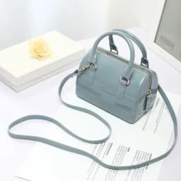 Portable PVC Jelly Crossbody Bags Candy Transparent Waterproof Shoulder Bag Handbag Women's Bucket Bag