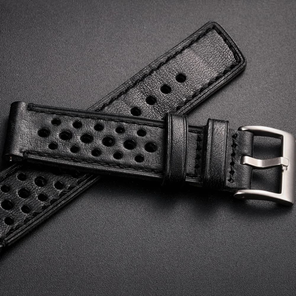 Hemsut Genuine Leather Watch Band Quick Release Italian Cowhide Rrist Straps For Man Soft Breathable 18 20 22 24mm