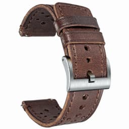 Hemsut Genuine Leather Watch Band Quick Release Italian Cowhide Rrist Straps For Man Soft Breathable 18 20 22 24mm
