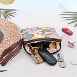 Girl Napkin Credit Card Holder Headphone Case Coin Clip Sanitary Bag Change Purse Tamper-Proof Storage Bag Sanitary Mat Bag