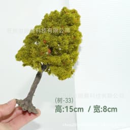 Hot-selling Model Material Wire Tree Model Mountain Sand Table Decoration Diy Model Green Tree Train Railway Railroad Layout