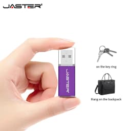 Mini Metal Pen Drive 128GB Portable USB Flash Drive 64GB Creative Business Gifts Memory Stick Free Key Chain Pendrive 32GB Black