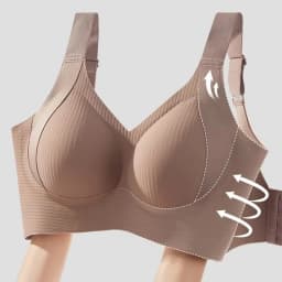 1/2PCS Women's Seamless Underwear, Thin Style, Large Breasts, Small Breasts, No Wires, Pull-up And Anti-sagging Large Size Bra