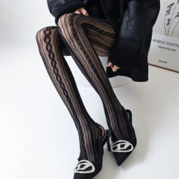 Women Sexy Lace Fishnet Stockings Lolita Hollow Out Solid Pantyhose Women's Irregular Exposed Skin Tights Slim Y2kBody Stockings