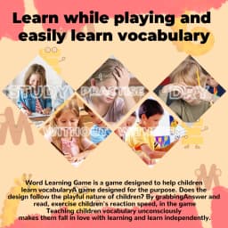 Children's Educational Game Machine, English Word Learning Tool, Intelligence Development, Fun Interactive Table Game