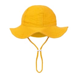 Floral Print Baby Bucket Hats Adjustable Solid Caps for Infant Boys Girls Sunscreen Outdoor Beanies Beach Fishing Headwraps