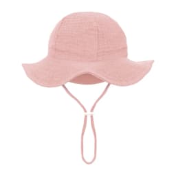 Floral Print Baby Bucket Hats Adjustable Solid Caps for Infant Boys Girls Sunscreen Outdoor Beanies Beach Fishing Headwraps