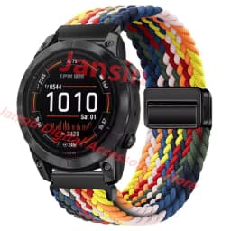 Quick Fit For Garmin 26mm 22mm Band Weaves Nylon Loop Magnetic Correa For Garmin Fenix 5 Instinct 2X Fenix 3 Strap Watchband