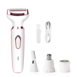 1pc Rechargeable 2-In-1 Eyebrow Razor And Hair Shaver With LED Light - Painlessly Remove Peach Fuzz, Facial Hair, Eyebrows, Lips