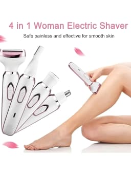 1pc Rechargeable 2-In-1 Eyebrow Razor And Hair Shaver With LED Light - Painlessly Remove Peach Fuzz, Facial Hair, Eyebrows, Lips
