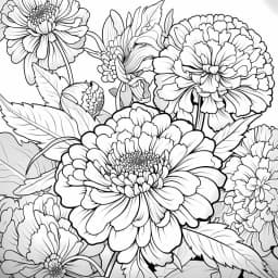 Art Coloring Book 20 Page Relaxing Flower Adult Picture Book Gift For Birthday Party Relieve Stress Kill Time Graffiti Painting