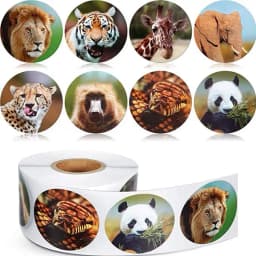 100-500pcs Animal Reward Stickers Stationery Stickers Gift Decorative Label