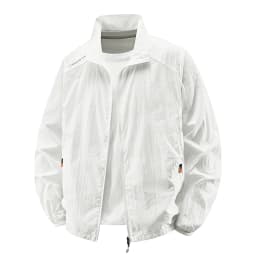 Sunscreen Jacket for Men Summer Thin Lightweight Breathable UV Protection Ice Silk Outdoor Fishing Hiking Sikn Coats