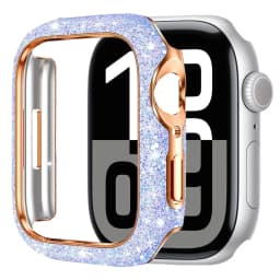 Women Crystal Diamond Case For Apple Watch 11 10 46mm 42mm Screen Glass Protective Shell iWatch 9 8 7 6 5 SE 45mm 41mm 44mm 40mm