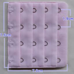 7.6cm Bra Extenders 4 Hooks 4 Rows, Adjustable Bra Strap Extension for Women, Plus Size/Maternity Comfort Underwear Accessories