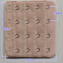 7.6cm Bra Extenders 4 Hooks 4 Rows, Adjustable Bra Strap Extension for Women, Plus Size/Maternity Comfort Underwear Accessories
