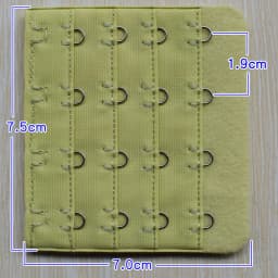 7.6cm Bra Extenders 4 Hooks 4 Rows, Adjustable Bra Strap Extension for Women, Plus Size/Maternity Comfort Underwear Accessories
