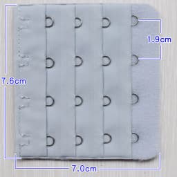 7.6cm Bra Extenders 4 Hooks 4 Rows, Adjustable Bra Strap Extension for Women, Plus Size/Maternity Comfort Underwear Accessories